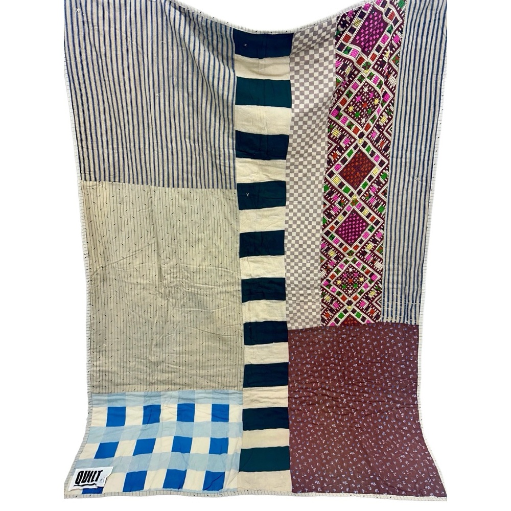NWT Urban Outfitters Urban Renewal Patchwork Upcycled Vintage Quilt